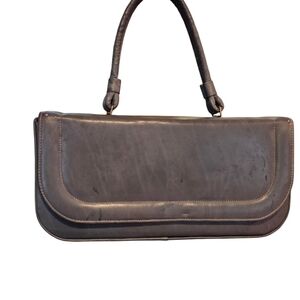 Mam'selle Original New York, circa 1950s, Leather Box Style Handbag